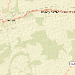 Sellyei Járás Street Map