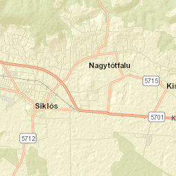 Siklós Street Map