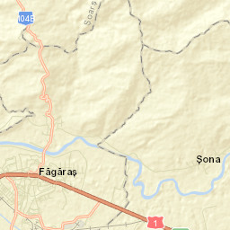 Făgăraș Street Map