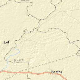Comuna Brateş Street Map