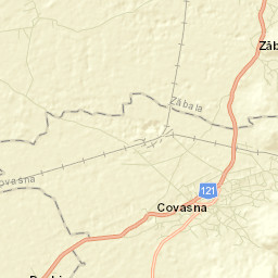Covasna Street Map
