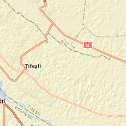 Oleșești Street Map
