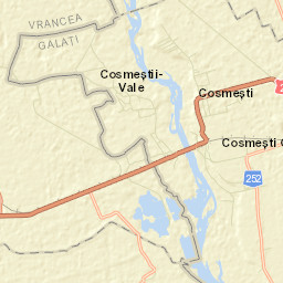 Cosmeşti Street Map