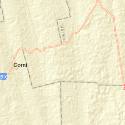 Comuna Corni Street Map