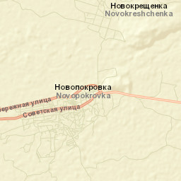 Novopokrovka Street Map
