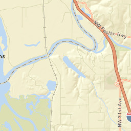 Interstate 5, La Center, WA 98629, USA Street Map