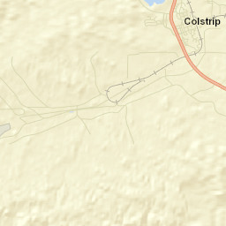 Colstrip Street Map