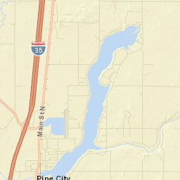 Interstate 35 Pine City MN 55063 America Street Map