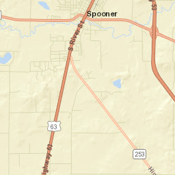 Spooner Street Map
