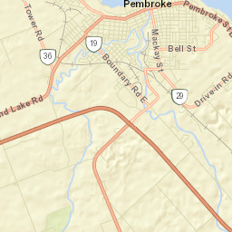 Pembroke Street Map