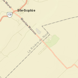 Sainte-Sophie Street Map