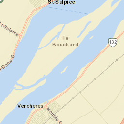 Verchères Street Map