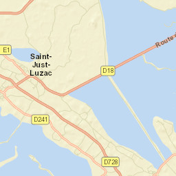 Saint-Just-Luzac Street Map