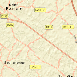 Saint-Porchaire Street Map