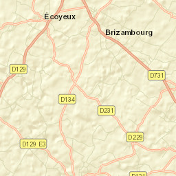 Écoyeux Street Map