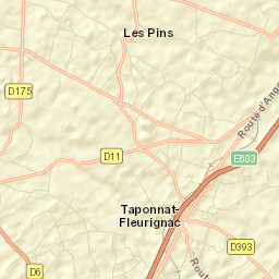 Taponnat-Fleurignac Street Map