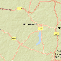 Saint-Laurent-sur-Gorre Street Map