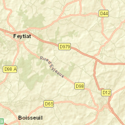 Feytiat Street Map