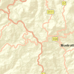 Montrottier Street Map