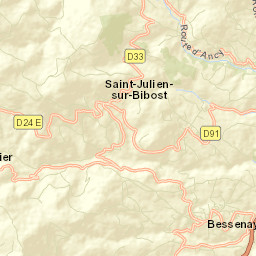 Bessenay Street Map