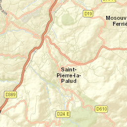 Saint-Pierre-la-Palud Street Map
