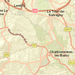 La Tour-de-Salvagny Street Map