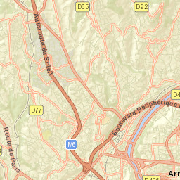 Charbonnières-les-Bains Street Map