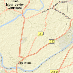 Loyettes Street Map