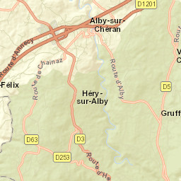 Gruffy Street Map