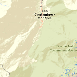 Les Contamines-Montjoie Street Map
