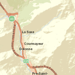 France Mont Blanc Street Map