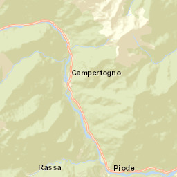 Campertogno Street Map