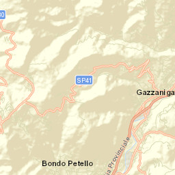 Gazzaniga Street Map