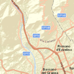 Campolongo sul Brenta Street Map