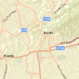 Villa d'Asolo Street Map