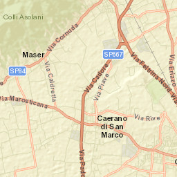 Crocetta-Nogarè Street Map