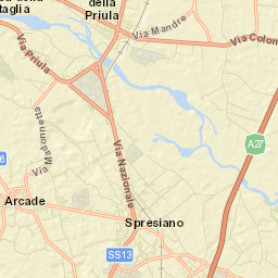 Spresiano Street Map
