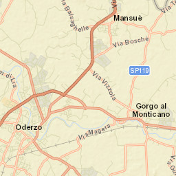 Mansuè Street Map