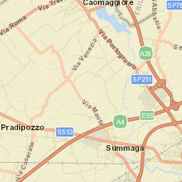 Cinto Caomaggiore Street Map
