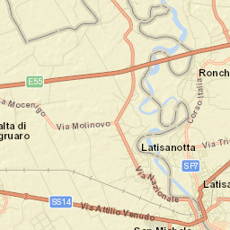 Latisana Street Map