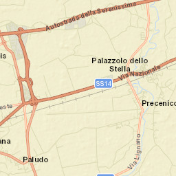 Precenicco Street Map