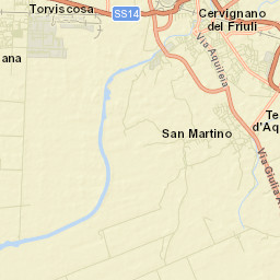 Cervignano del Friuli Street Map