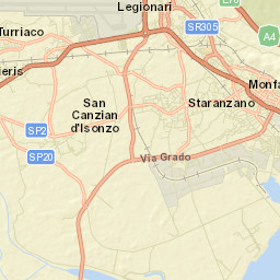 Monfalcone Street Map