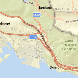 Duino Street Map