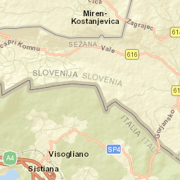 Sistiana-Visogliano Street Map