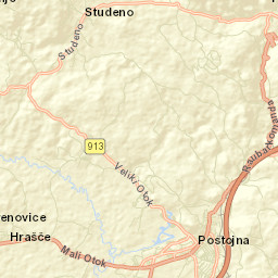 Postojna Street Map