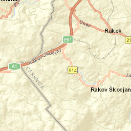 Rakek Street Map