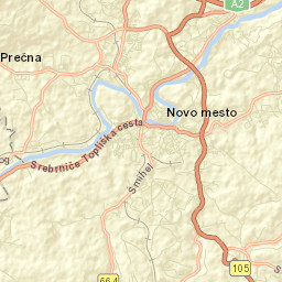 Novo Mesto Street Map