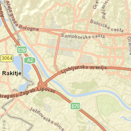 Rakitje Street Map