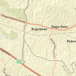 Grad Dugo Selo Street Map